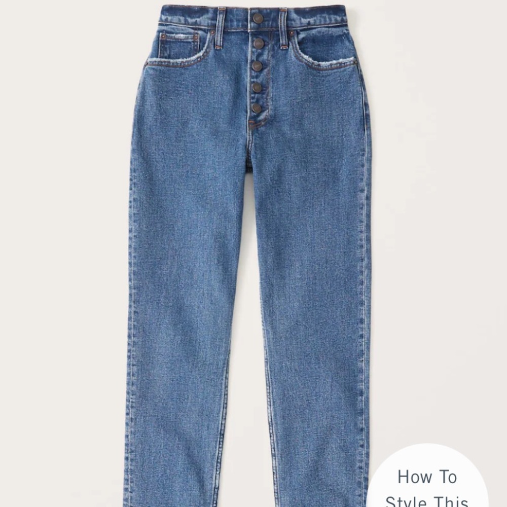 A&F Curve Love Mom Jeans - 28/6